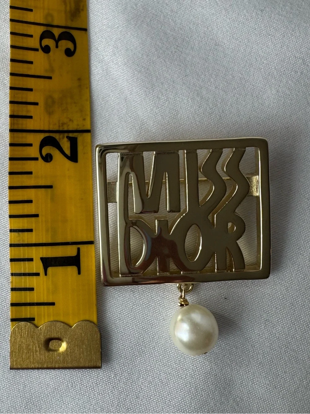 Miss Dior Brooch Gold Plated